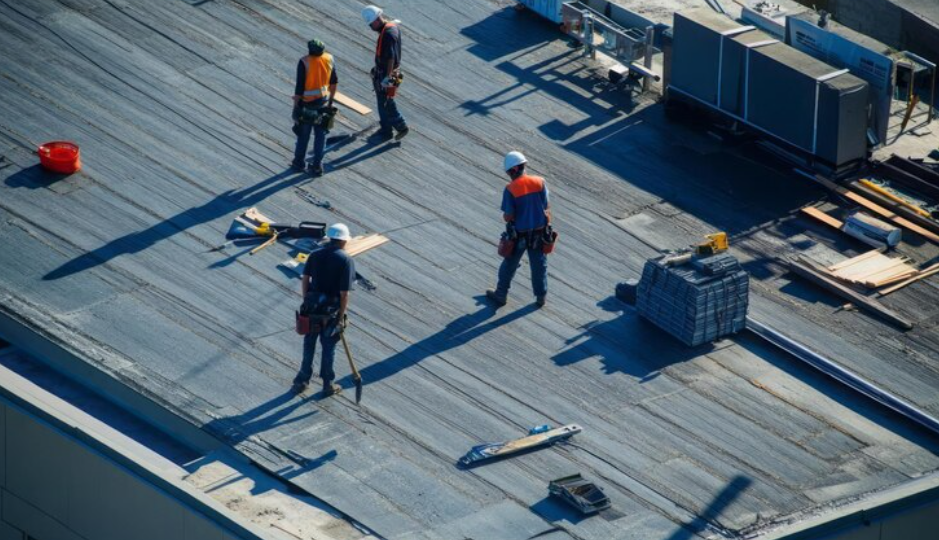 How Commercial Flat Roofing Services Can Protect Your Business Property